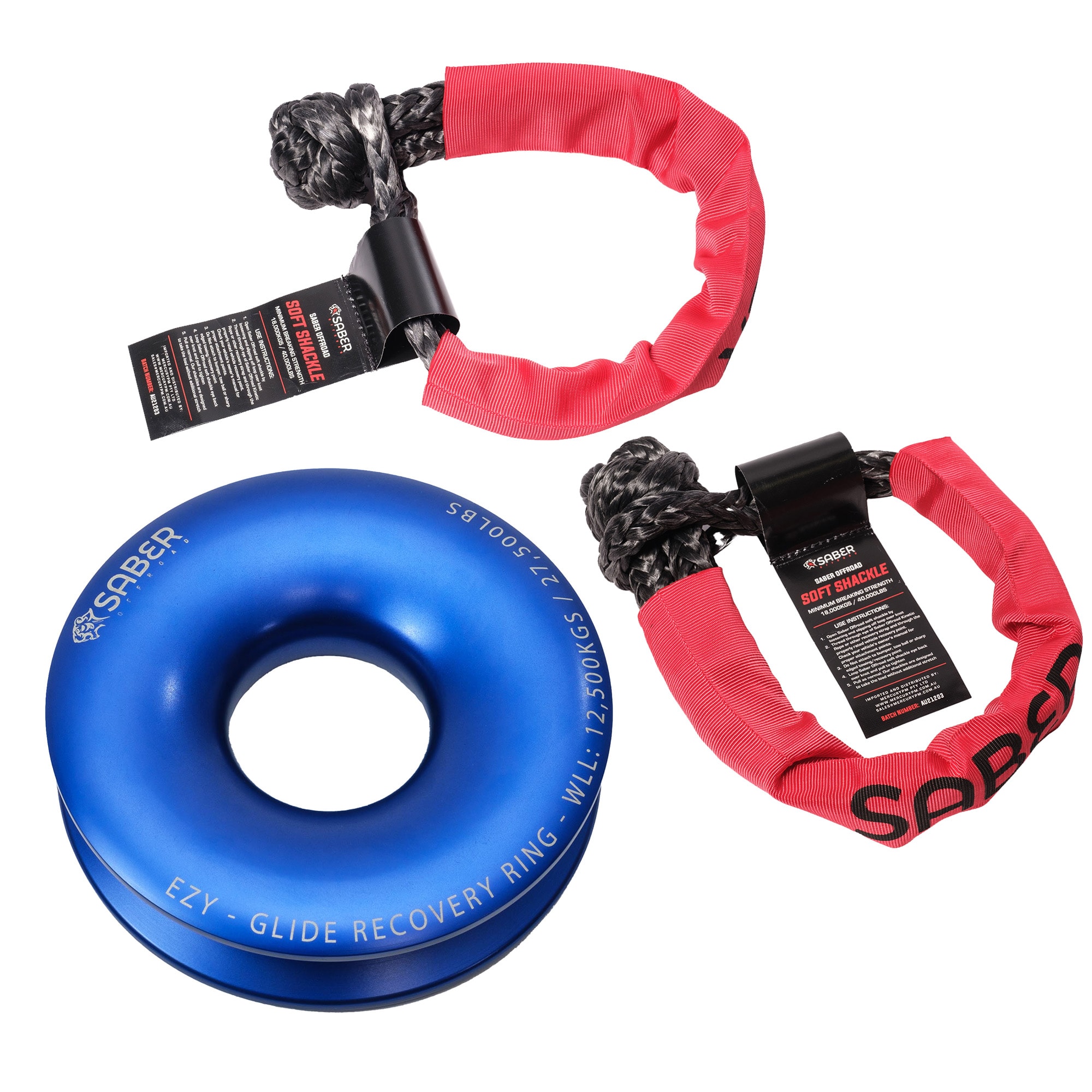 Stage 2 - 6 pc Recovery Gear Kit with KERR Rope (select required GVWR)