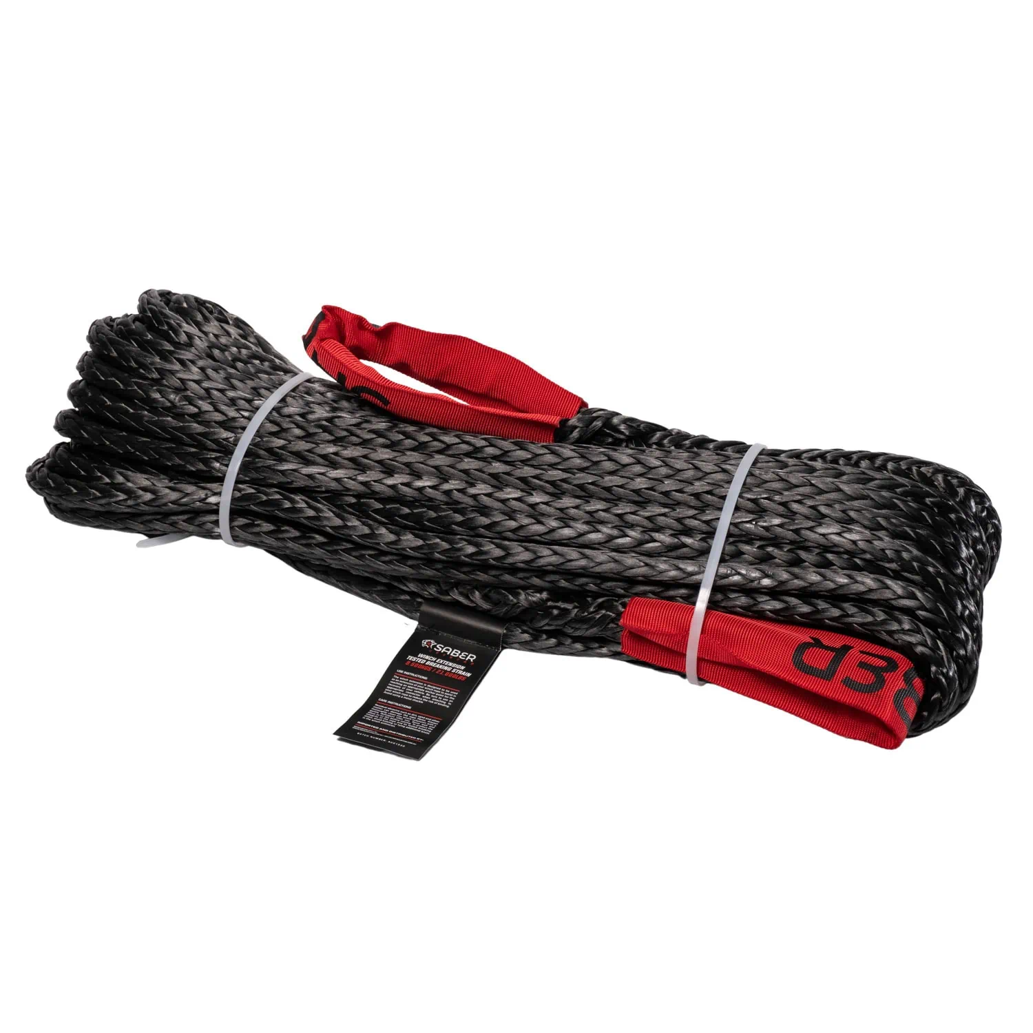 SaberPro® 20m Black Winch Extension Rope – 9,500KG