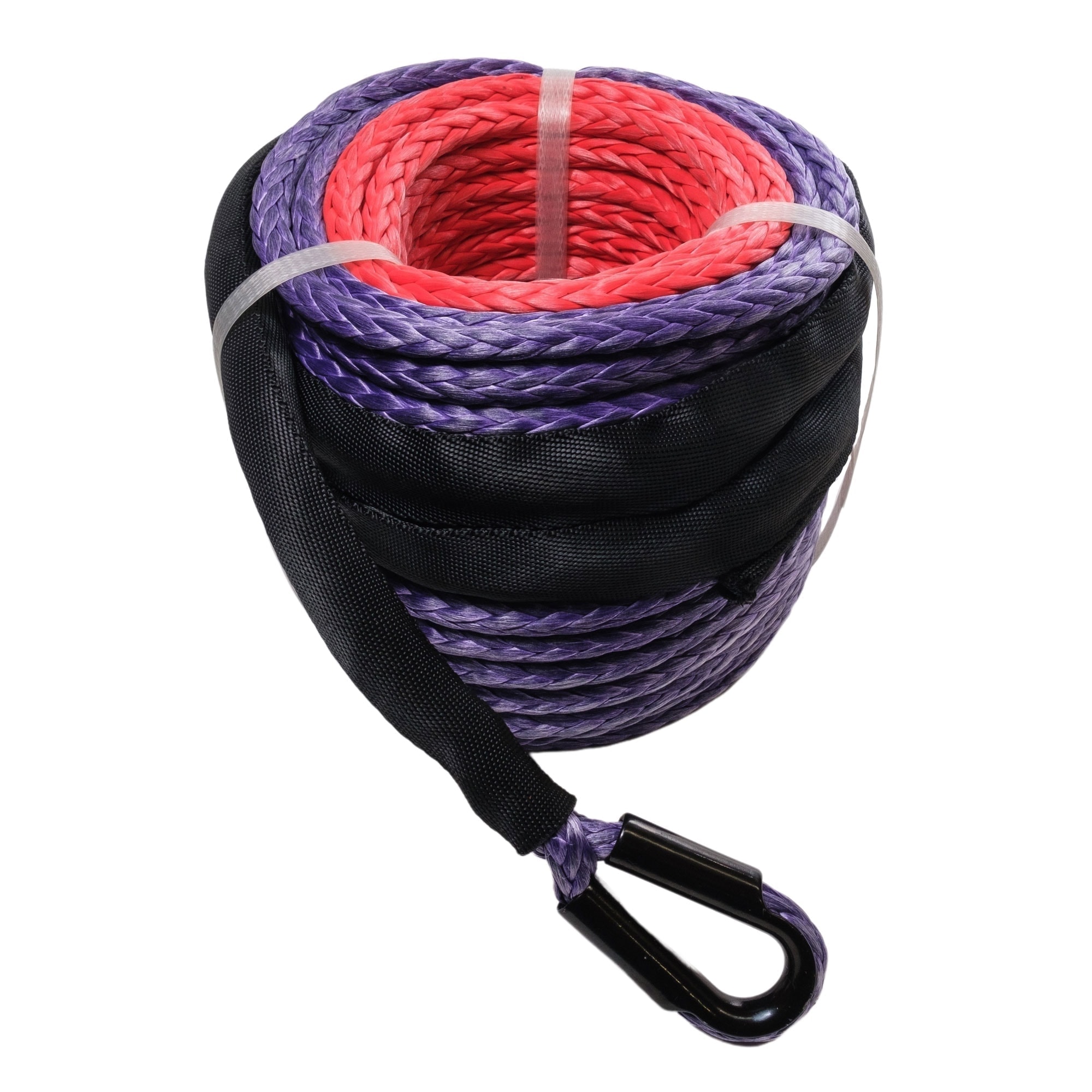 Saber 10K Single Braid Winch Rope Purple 22663 2000px 2