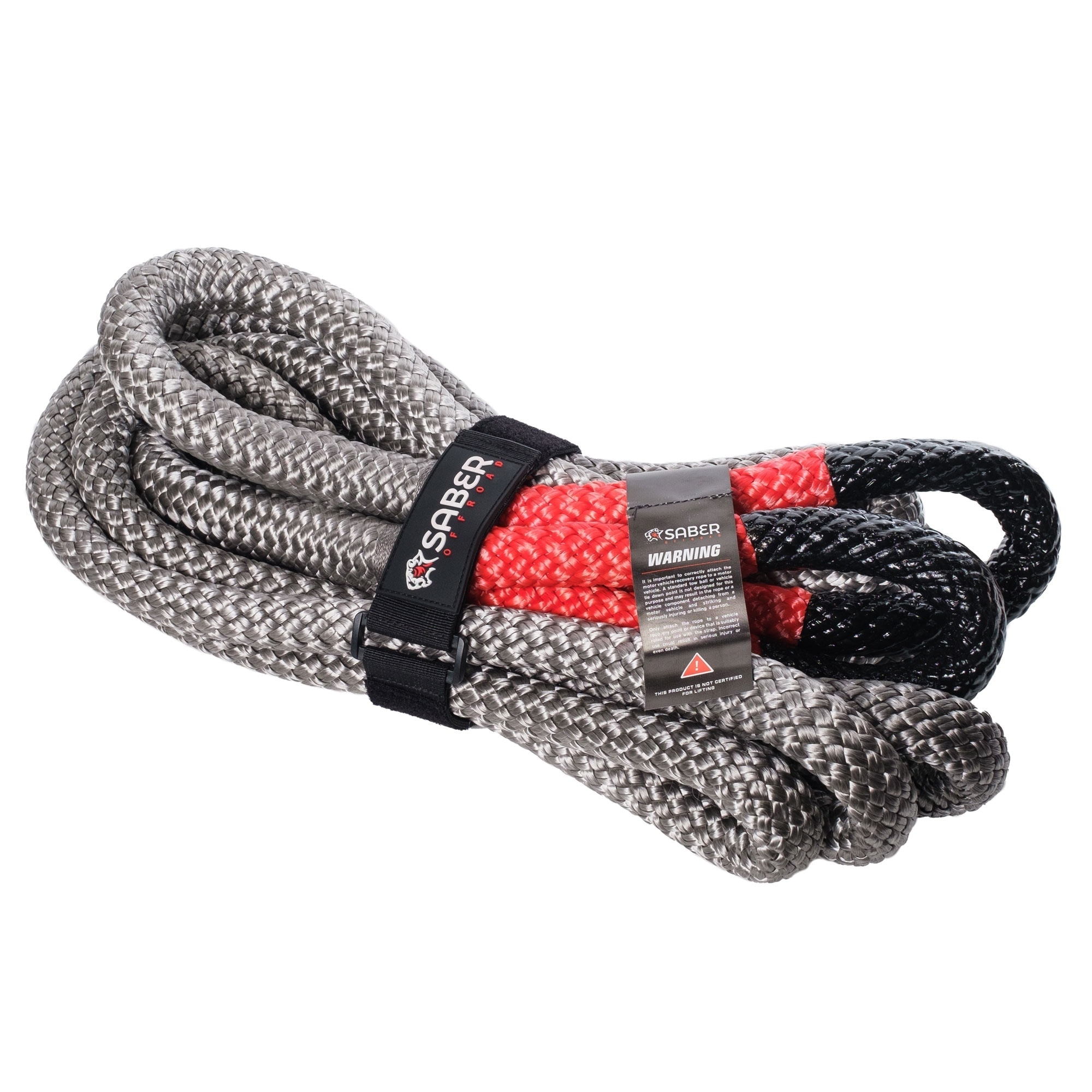 8 Metre long off road land rover 4x4 18mm Kinetic recovery snatch rope KERR 