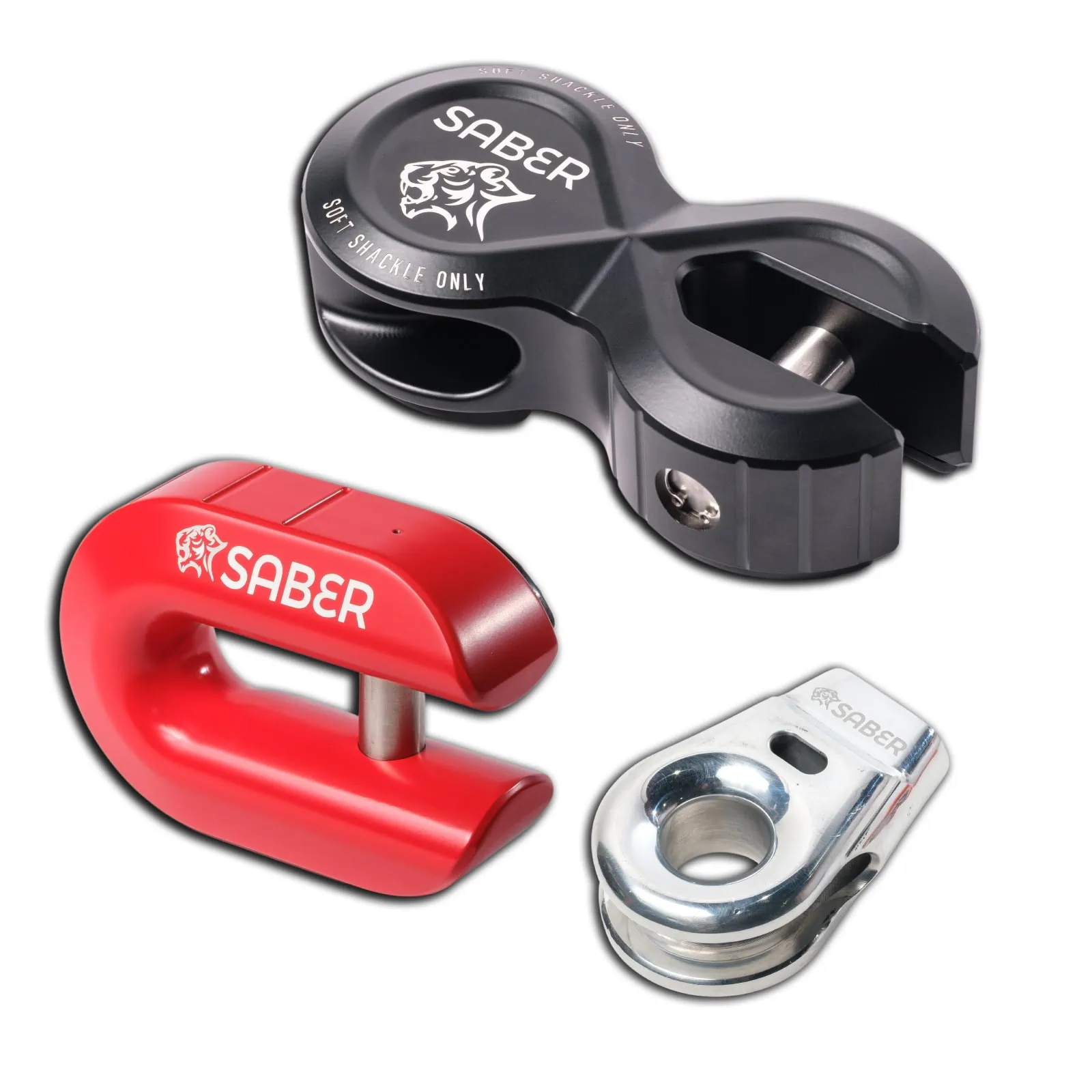 Saber Offroad Winch Shackles, Thimbles and Winch Hooks