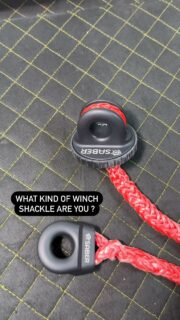 What kind of winch shackle are you ? Spliced or easy connect ? Cerakoted right here in the Victorian High Country! Designed and patented for maximum bend radius support for soft shackles.