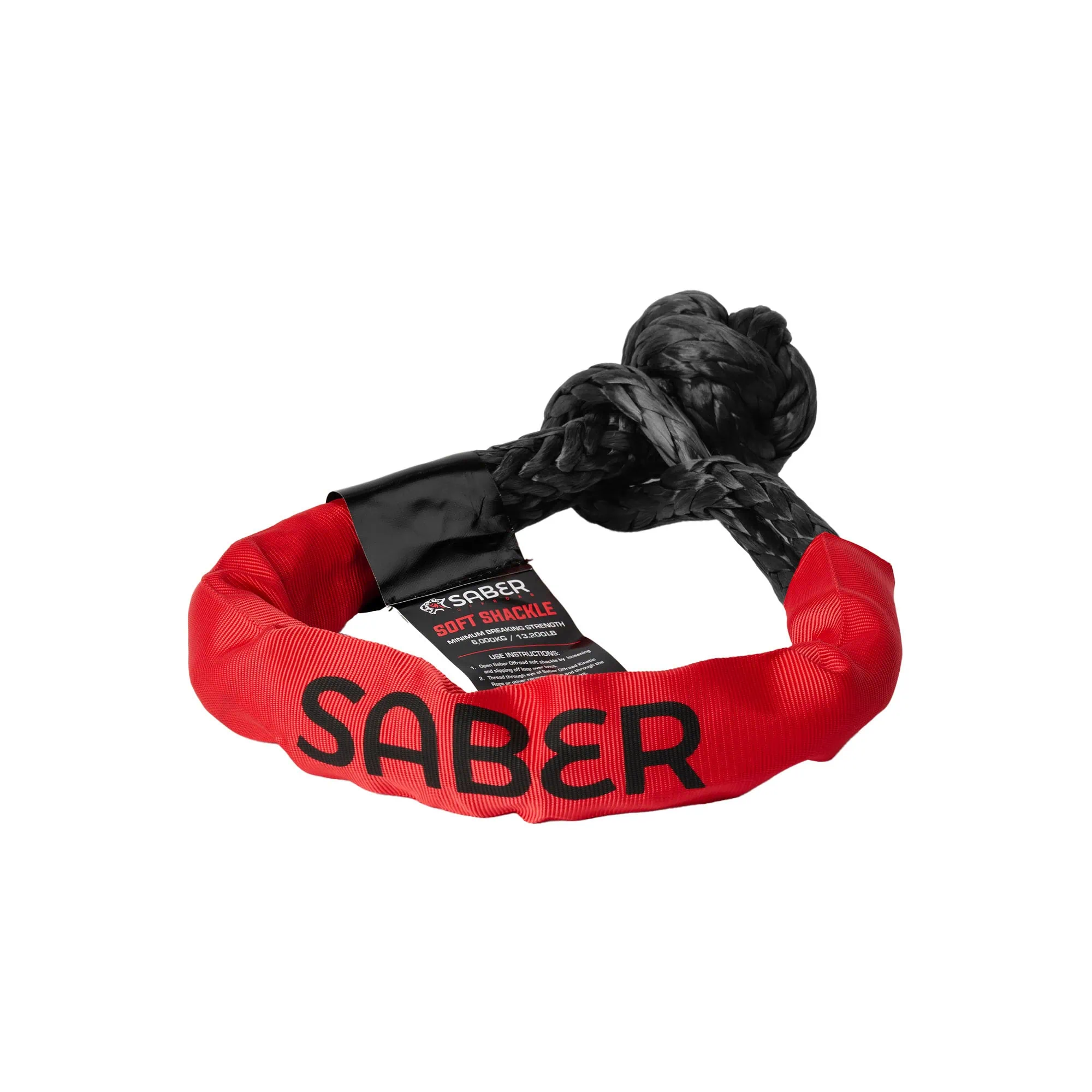 3. 6000KG SaberPro Soft Shackle with Sheath SBR 6KSSB